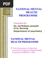 National Mental Health Programme