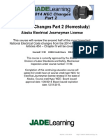 2014 NEC Changes Part 2 (Homestudy) - AK