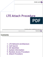 LTE Attach Procedure