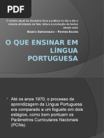 O Que Ensinar Em Língua Portuguesa