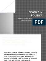 Femeile in Politica