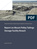 Report on Mount Polley Tailings Storage Facility Breach