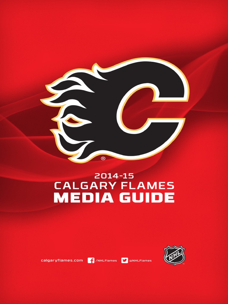 2014-15 Calgary Flames Media Guide PDF Ice Hockey National Hockey League