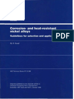 Corrosion and Heat Resistant Nickel Alloys