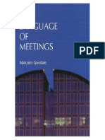 The Language of Meetings PDF