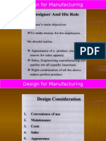 Unit 1 Introduction For Design For Manufacturing