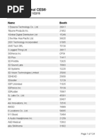 Download Ces15 Exhibitor List 01-22-2015 by Po Lui SN254230114 doc pdf