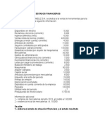 Caso Práctico Meliz S.A Estados Financieros