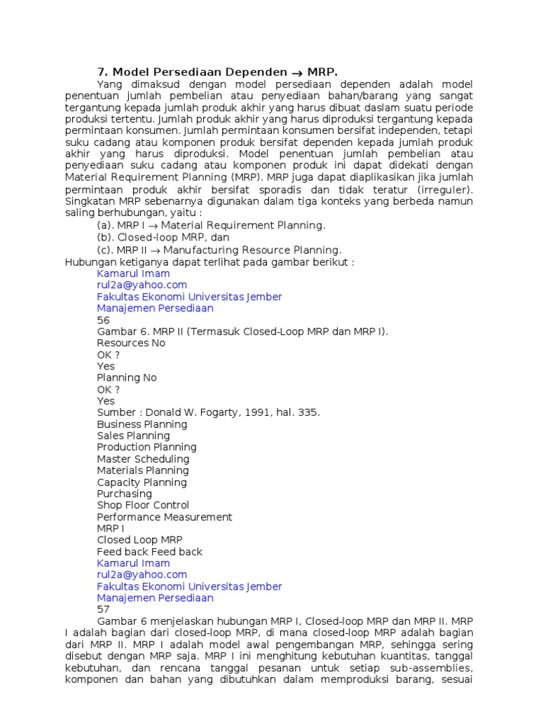 Yang  Dimaksud  Dengan  Model Persediaan Dependen Adalah   Yang  Dimaksud  Dengan  Model Persediaan Dependen Adalah
