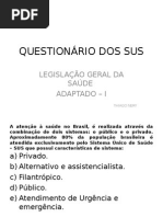 Questionário - SUS Oficial