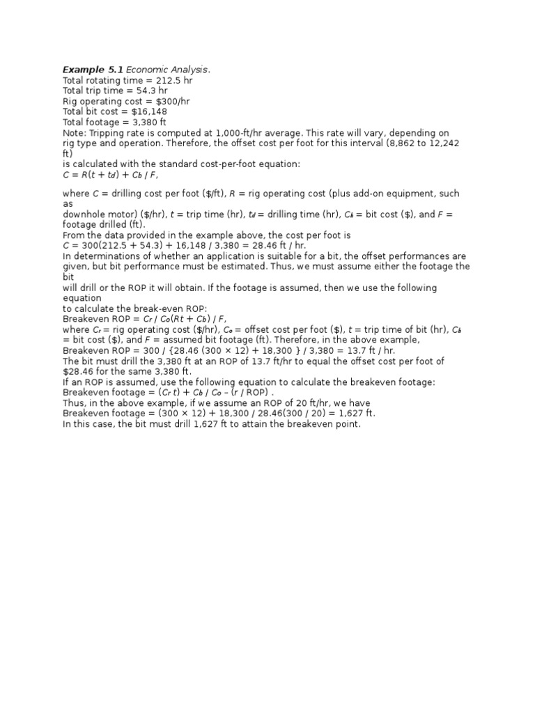 Example 5.1 Economic Analysis.: C R (T + T | PDF | Teaching Methods ...