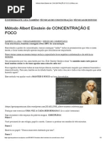 Método Albert Einstein de CONCENTRAÇÃO E FOCO _ Gênios.pdf