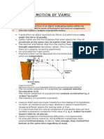 Projectile Motion