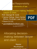 Ch.2.Allocating Decision-Making Between Cawyer and Client