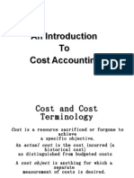 An Introduction to Cost Accounting