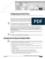 Configuring The Switch Ports: Changing The Port Speed and Duplex Mode