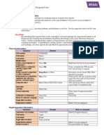 User Access and Technology Request Form: Disclaimer