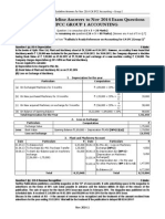 CA IPCC Accounts Group I Nov 14 Guideline Answers 08.11.2014