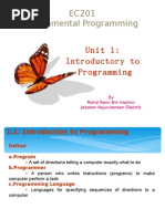 Chapter1 - Introductory To Programming