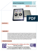 Electrical Comparator: B.S.Pyromatic India (P) LTD.