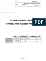 Rotogravure Cylinder Procedure
