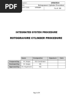 1. Rotogravure Cylinder Procedure