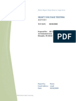 Shaft Voltage Testing Report