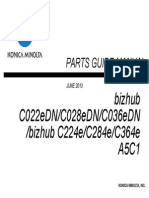 Bizhub C224e Parts Guide Manual