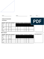 Literacy Assessment Page 1