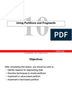 Using Partitions and Fragments