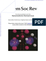 Nanomedicine Themed Issue: Please Take A Look at The Issue 7 2012 To Access Other Reviews in This Themed Issue