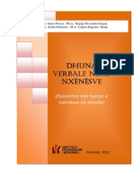 Dhuna Verbale Në Shkollë PDF