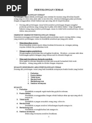 Pertolongan Cemas Pdf