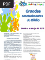 Cronograma 1âº Trimestre 2015