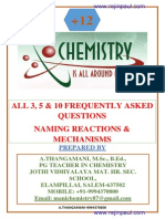 12th Chemistry Fre12th Chemistry Frequenly Asked Questionsquenly Asked Questions (3,510marks) - Published New