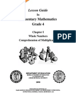 Lesson Guide 4 - Book 4 - Comprehension of Multiplication v0.2 PDF