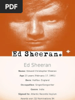 Download Ed Sheeran Genre by Dee Watson SN254280915 doc pdf