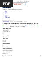 Download Chemistry Project on Foaming Capacity of Soapspdf by NareshJagathkar SN254281113 doc pdf