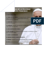 Decalogo Papa Francisco