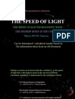 The Speed of Light