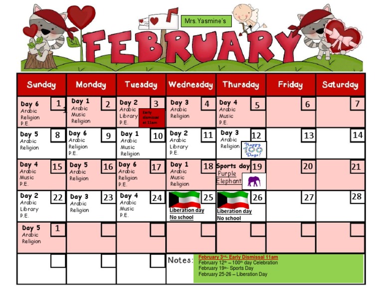 School Schedule & Events Overview | PDF | Art