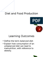 F212 Diet and Food Production