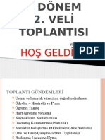 1. Sinif 1. Donem 2. Veli Toplantisi