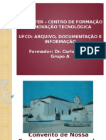 Convento de Nossa Senhora Da Esperança de Vila Apresentação PP Trabalho de Grupo