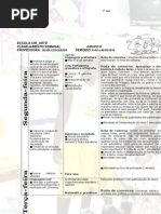 Planejamento Semanal 11-08 a 15-08-2014