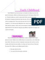 Ece 497 Periods of Development Early Childhood Fact Sheet