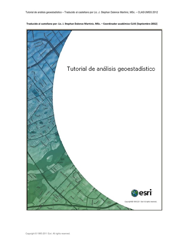 3 Guia ArcGis Geostat PDF | PDF | Arc Gis | Point and Click