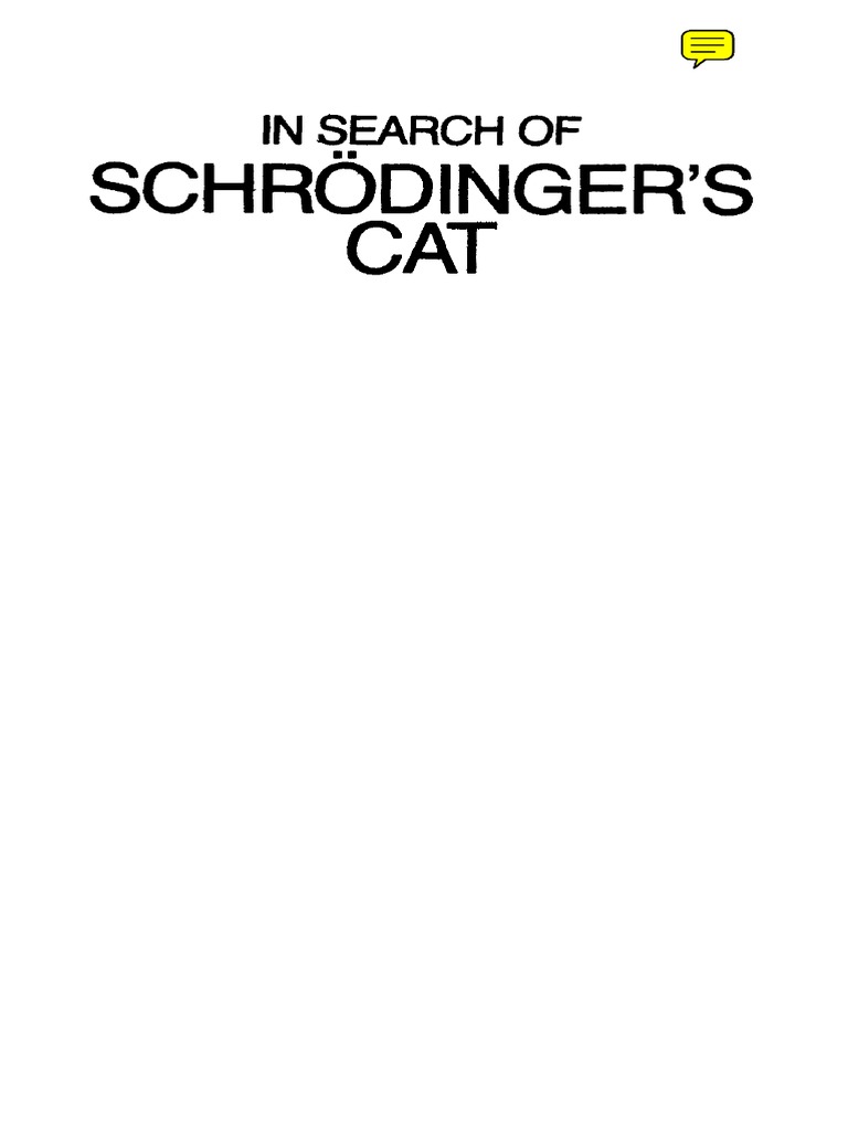 In Search of Schrodingers Cat Gribbin | PDF | Reality | Quantum Mechanics