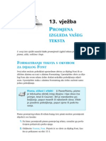 13 - Promjena Izgleda Vaseg Teksta PDF