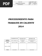 JS-P007 - Procedimiento Trabajos en Caliente
